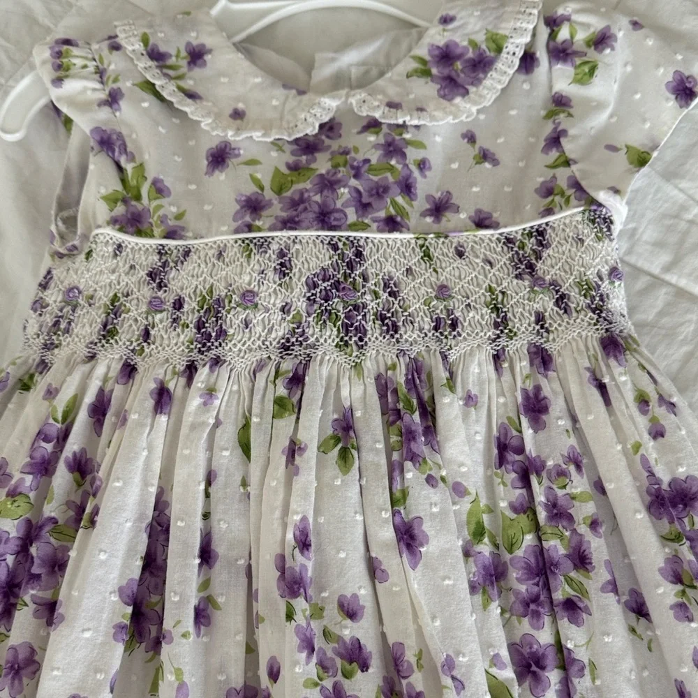 Rare Editions Easter/Spring Floral Dress - Picture 1 of 5